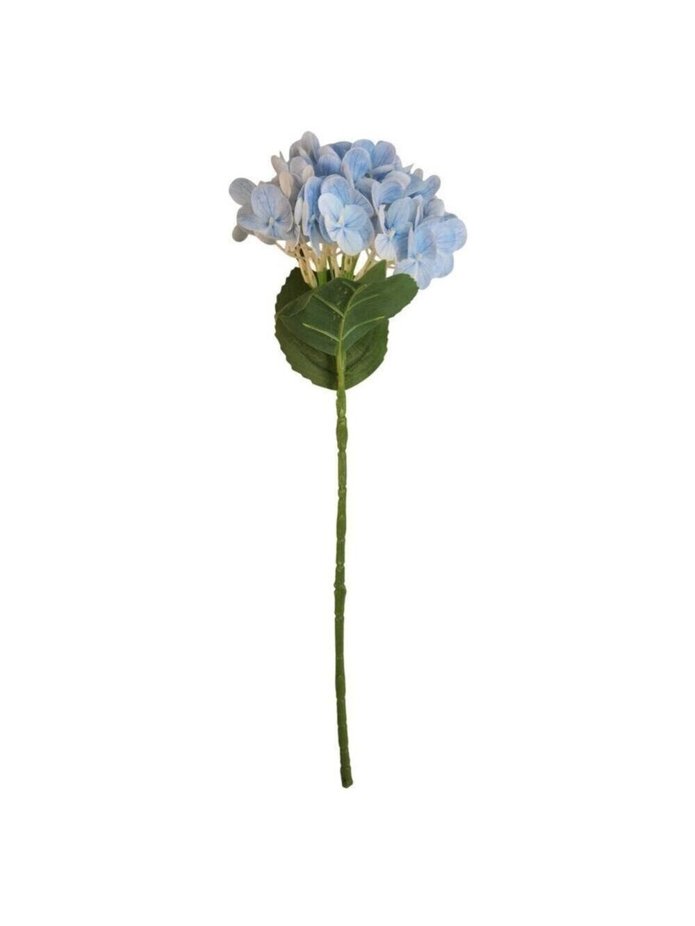 Soft Blue Artificial Hydrangea Stem Silk Flower Light Faux Floral Wedding Decor